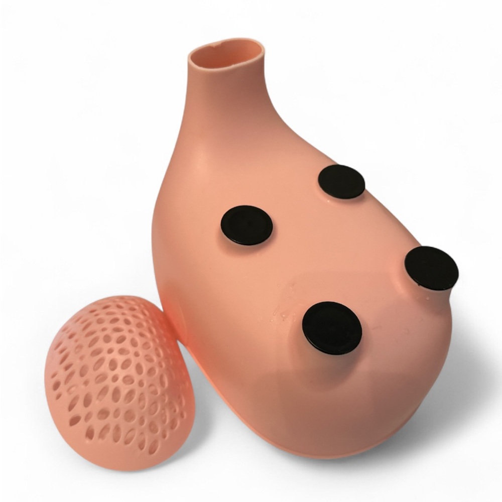 Pink Elephant Shaped Two-Piece Kitchen Strainer Cute Fun Unique